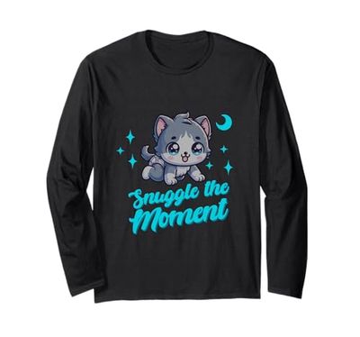 Snuggle the Moment Cute per baby pannolino gatto coccole Maglia a Manica