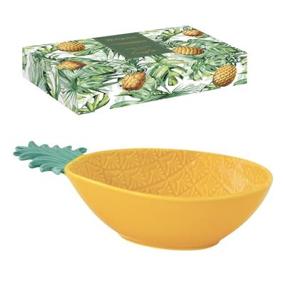 Easy Life Porcelain Pineapple Salad Bowl 30 x 19 cm