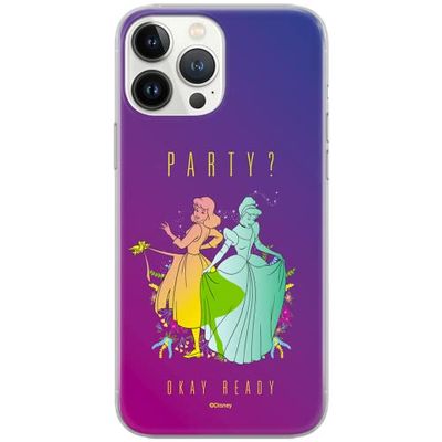 ERT GROUP etui na telefon Apple Iphone 13 PRO MAX, case oryginalny i oficjalnie licencjonowany przez Disney, wzór Kopciuszek 002, optymalnie dopasowane, plecki z TPU