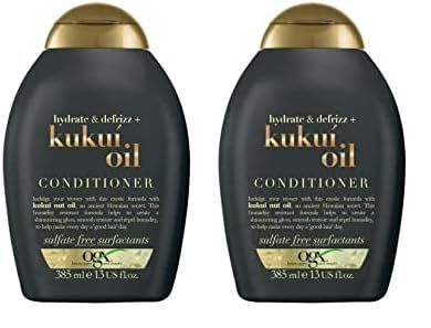 OGX Kukui Oil Conditioner for Frizzy Hair, 385ml (Pack of 2)