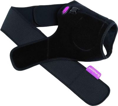 Pekatherm | Bandage d'épaule chauffant avec batterie au lithium | Taille 34 x 25 cm | Aide à réduire les douleurs articulaires | Couleur Noir | Pekatherm AE808