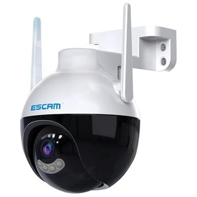 Escam Telecamera di sicurezza IP QF300 3MP Outdoor Visione Notturna WiFi Bianco Marca