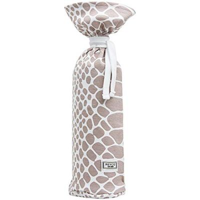 Meyco Baby Snake - Funda para bolsa de agua caliente (material suave, fácil de abrir y cerrar gracias a su cordón, 100% algodón, fácil cuidado, lavable), color morado