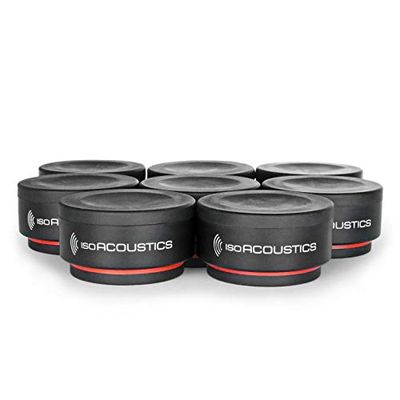 IsoAcoustics Iso-Puck Series Acoustic Isolators (Iso-Puck Mini, 2.75 kg Max/Unit, 8-Pack)