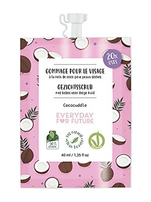 Everyday For Future - Gommage Visage Cococuddle à la Noix de Coco - Peaux Sèches 40 ml
