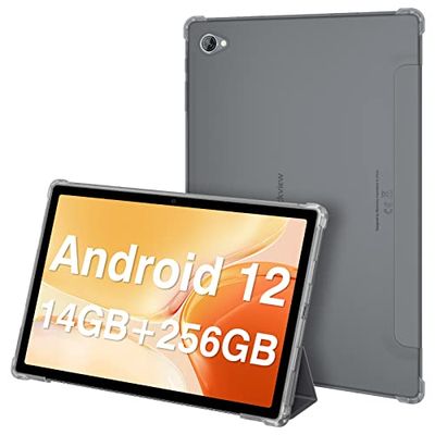 Blackview Tablet 16 Gaming Tablet 11 cali, 14 (8+6) GB RAM + 256 GB ROM (1TB TF), Android 12, 2K 2000 x 1200 IPS, Octa-Core, 8 MP + 13 MP, 7680 mAh/4G LTE / 5G WLAN/Google GMS/Widevine L1/Stylus