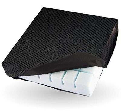 OrtoPrime Orthopedisch anti-decubituskussen met 3D-schuim, comfort, preventie tegen decubitus en drukontlasting, rolstoelkussen, anti-decubitus kussen voor kantoor, telewerk en thuis