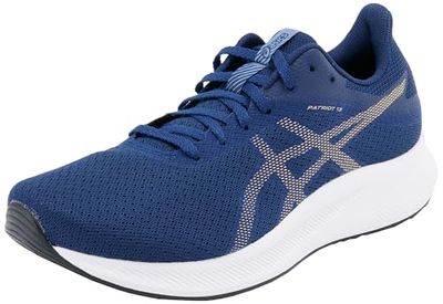 ASICS Patriot 13 Gymnastikskor för män, Blå Expanse Champagne, 38 EU