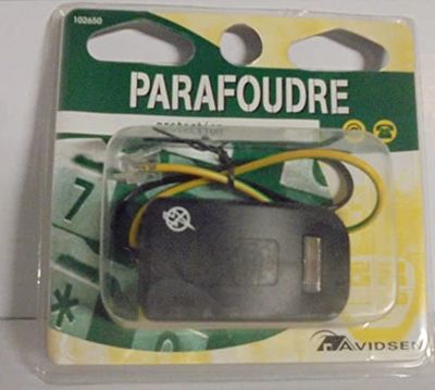 MAISANGE | PROTECTION PARAFOUDRE POUR TELEPHONE - NOIRE