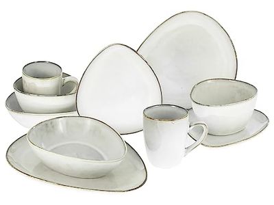 CreaTable, 23768, serie Cloudy, offwhite, serviesset, combiservies 10-delig