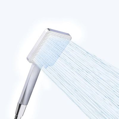 NK Alcachofa de Ducha Cuadrada 6 Modos de Spray - Alta Presión, Diseño Moderno, Filtración Integrada, Material ABS Resistente, Ahorro de Agua, Fácil Instalación y Limpieza