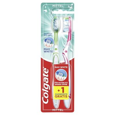Colgate Max White Szczoteczka Elektryczna, 2 sztuki