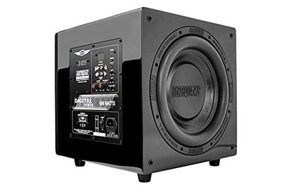EARTHQUAKE Sound MiniMe DSP P-10 - Subwoofer Alimentado de 10 Pulgadas con Control DSP y tecnología de radiador pasivo Slaps