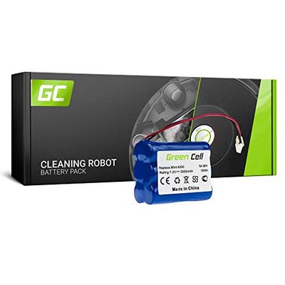 Green Cell (2,5 Ah 7,2 V NI-MH cellules) 4408927 GPRHC152M073 Batterie pour iRobot Braava 320 321 Mint 4200 4205