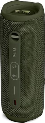 JBL Flip 6 Speaker Bluetooth Portatile, Cassa Altoparlante Impermeabile e Antipolvere IPX67, Compatibile con JBL PartyBoost, Fino a 12h di Autonomia, Verde