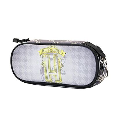 HARRY POTTER Harry Potter voor scholieren., grijs, Eén maat, Pencil Etui Embleem Huffelpuff