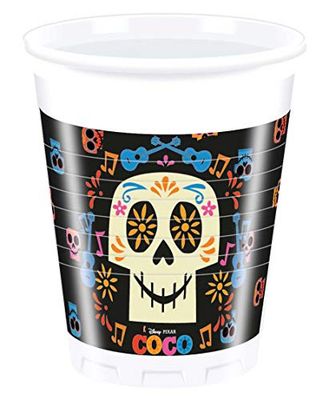 Procos- Plastglas 200 ml Coco, Multifärg, 5PR89462