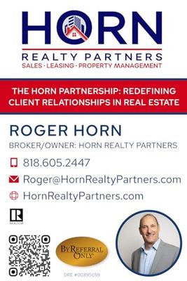 Roger Horn: Your Partner In the Real Estate Business: The Horn Partnership: Redefining Client Relationships in Real Estate