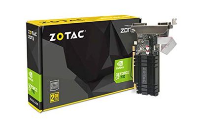 Zotac zt-71302-20L Carte Graphique Nvidia GeForce GT 710 PCI Express 2.0 2 Go Carte Graphique - Multicolore
