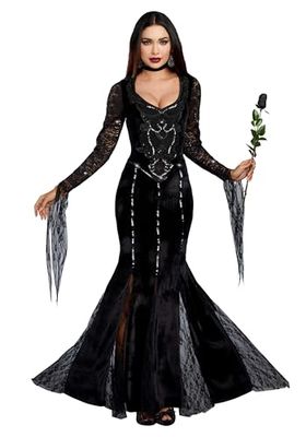 Dreamgirl 10639 Frightfully Beautiful Costume, Womens, Large
