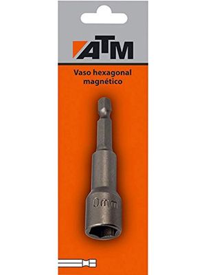 Atm 131909-B - Vaso hexagonal magnetico 1/4 9mm(blister)