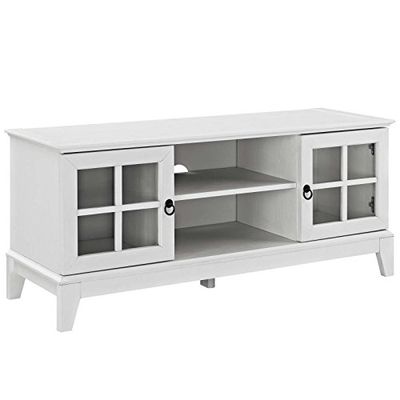Modway Isle Coastal Contemporary 47 Inch TV Stand in Wit
