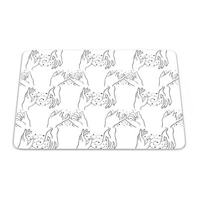 Questo Casa, Tapis de Souris rectangulaire avec Impression numérique - Antidérapant - pour Bureau et Maison - 22 x 18 cm
