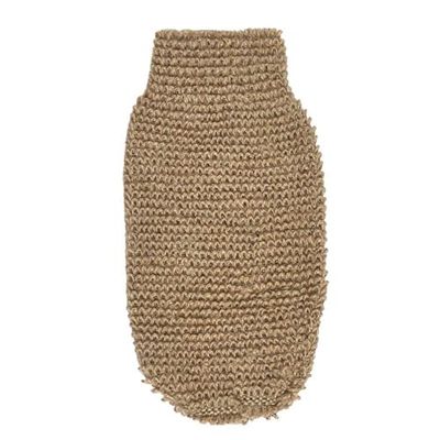 COSMETIC CLUB, SC0612, Gant Exfoliant et Gommage Corps 300g, terre d'Orient Marron, Texture unique pour éliminer cellules mortes et impuretés, peau éclatante et douce, expérience spa à domicile