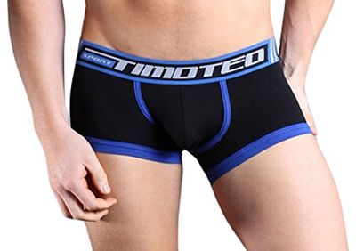 Timoteo Sport 2.0 Soccer Suspensoir Black/Blue – M, 1er Pack (1 x 1 pièce)