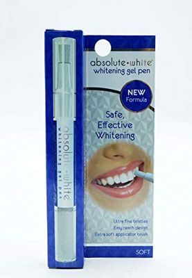 Absolute White New Formula Teeth Whitening Gel Pen Fine Bristles Soft Brush