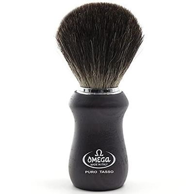 Omega Brocha de Afeitar Tejón Gris 6833, Único, Estándar
