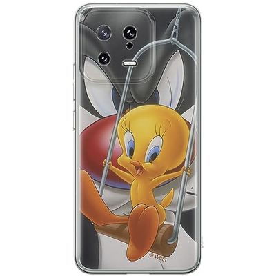 ERT GROUP mobiel telefoonhoesje voor Xiaomi 13 origineel en officieel erkend Looney Tunes patroon Tweety 008 optimaal aangepast aan de vorm van de mobiele telefoon, hoesje is gemaakt van TPU