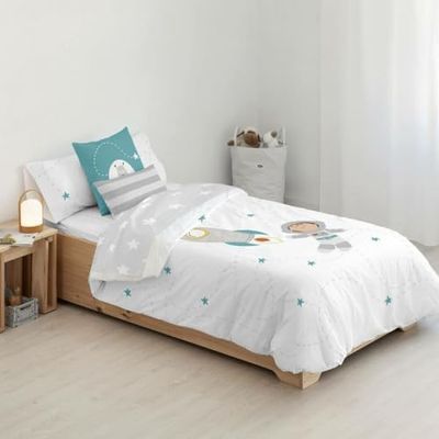 Kids&Cotton ELM påslakan vit 175 trådar 180 x 220 cm