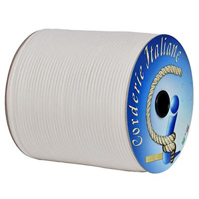 Paracord 550 Type III Basic, wit 4 mm - 30 m, kern 7 draden, 100% Made in Italy 006078685 Corderie Italiane