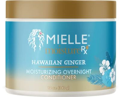 Mielle Moisture RX Après-shampoing hydratant au gingembre hawaïen, 355 ml, blanc