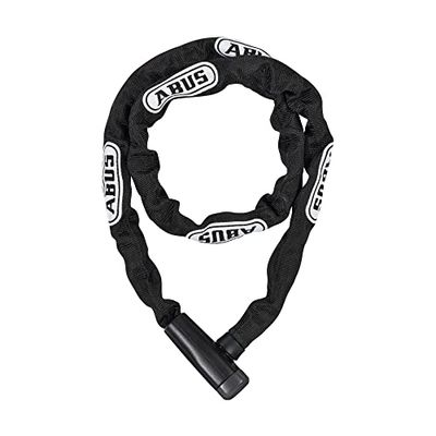 ABUS Cadeado de corrente Steel-O-Chain 5805K - Cadeado de aço para bicicletas - nível de segurança 5 - 110 cm - preto