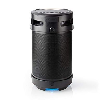 Nedis waterbestendige Bluetooth partyspeaker met AUX, MIC en USB - 150W / IPX5 / zwart