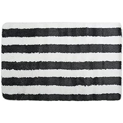 MSV badmat microvezel 50 x 80 cm 'deauville' grijs, 80 x 50 cm