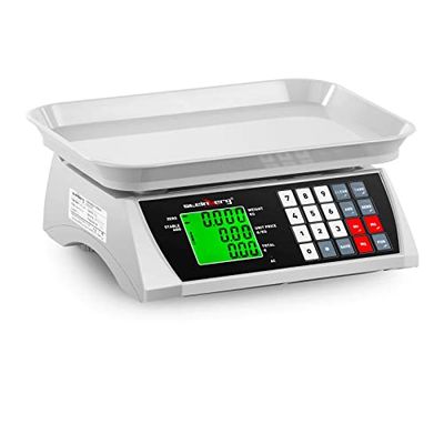 Steinberg professionele weegschaal SBS-PW-301CA (30 kg, 1 g, LCD-display, 28,8 x 21,8 cm, niet kalibrerbaar)