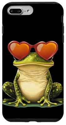 Jolie grenouille avec lunettes de soleil amusantes Coque pour iPhone 7 Plus/8 Plus