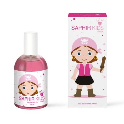 PARFUMS SAPHIR Kids Pink - Eau De Toilette Para Niñas, color Rosa, 100 ml