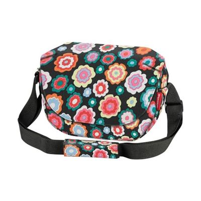 KlickFix Sacoches de Guidon Adulte Unisexe, Happy Flowers, 25X19X8Cm