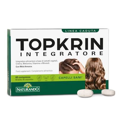 Naturando - Topkrin Integratore 60 comprimidos - Suplemento Para La Salud Del Pelo