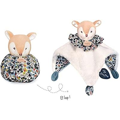 Doudou Faon Boule 3 en 1 : Les petits futés - Doudou et Compagnie