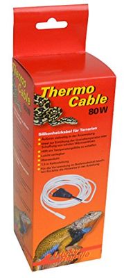 Lucky Reptile Thermo Cable - Cavo di riscaldamento per terrari da 80 W - Cavo da 6,5 m con connessione fredda da 1,5 m - Riscaldamento veloce e calore uniforme - In silicone impermeabile