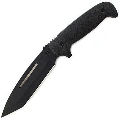 Schrade outdoormes, staal 8cr13mov, kunststof handgrepen, kunststof schede riemlus jacht
