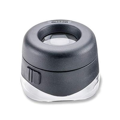 Carson LED VersaLoupe - loupe de mise au point d’un grossissement de 10x avec fonction éclairage par LED (LH-50)