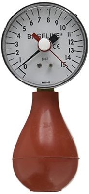Baseline Dynamomètre Pneumatique Squeeze, version 15Psi, outil de mesure de la force des mains et des doigts, utilisation professionnelle, contient du latex