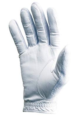 Tourna Gant de Tennis pour Femme - Taille M - Droite - Blanc - TGF-L-M-R - 17,8 cm