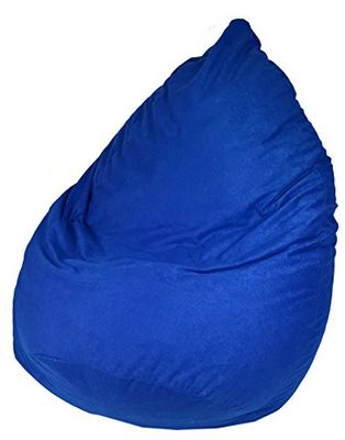 Heunec- Pouf, Meubles, Fauteuil, Uni, 671119, Bleu, 220 l